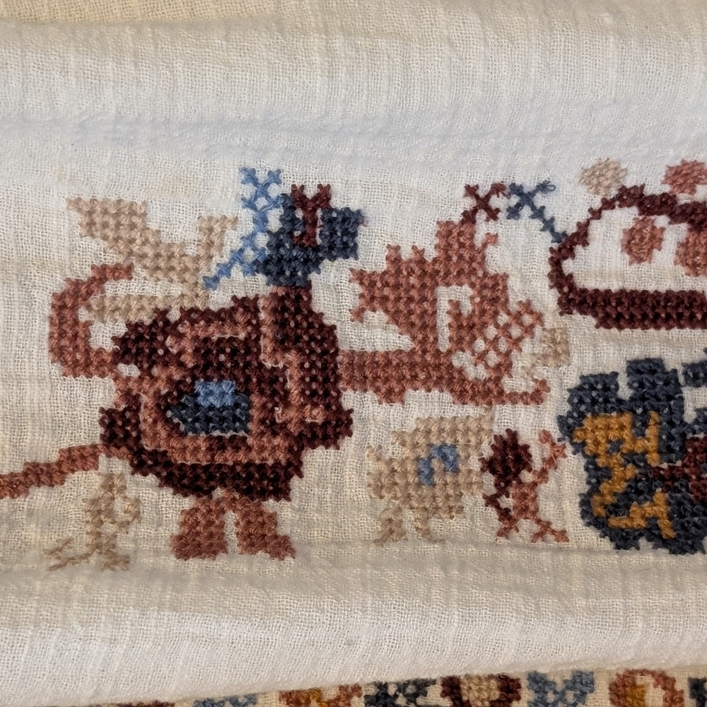 Love Sam Vintage Embroidery Peasant Top Medium - Picture 10 of 10